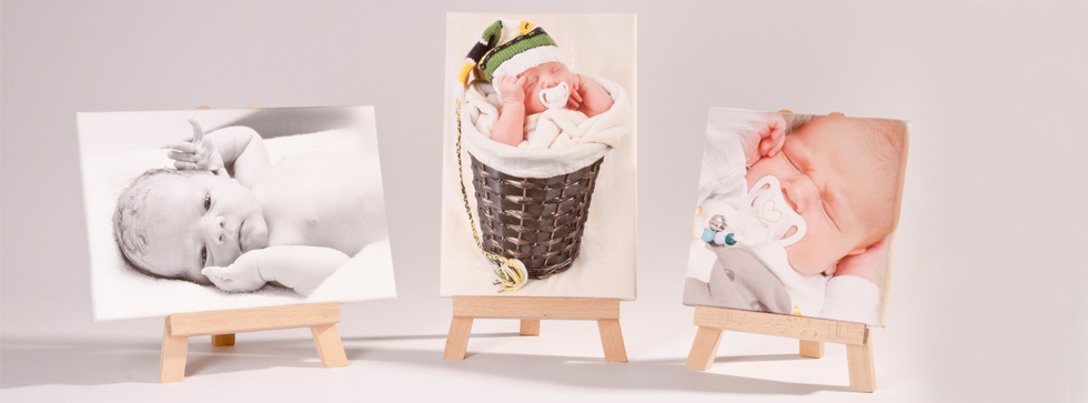 Geschenktipp: Minileinwand mit Staffelei